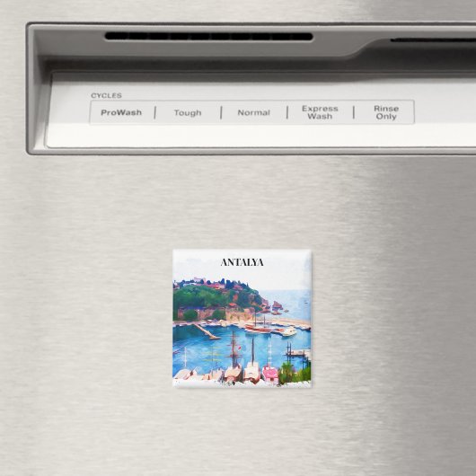 Antalya Turkije Panorama Uitzicht Magneet (Insitu (Vaatwasser))