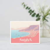 Antalya Turkije Pastelreizen Briefkaart (Staand voorkant)