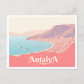 Antalya Turkije Pastelreizen Briefkaart (Voorkant)