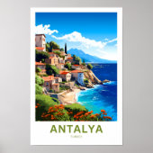 Antalya Turkije Reisprint Poster (Voorkant)