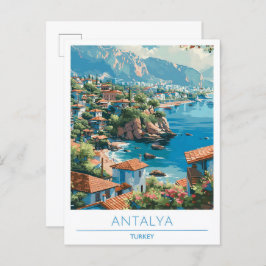 Antalya Turkije Reizen Briefkaart