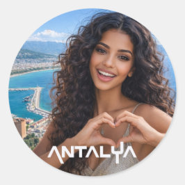 ANTALYA - TURKIJE RONDE STICKER