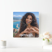 ANTALYA - TURKIJE VIERKANTE KLOK (Huis)