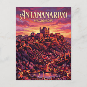 Antananarivo Heuvels Madagaskar Briefkaart