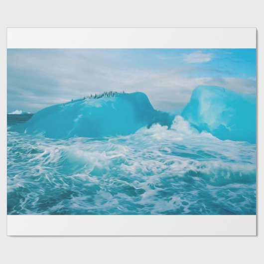Antarctic Berg Cadeaupapier (Vlak)