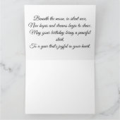 Antarctic Moonlit Vigil Kaart (Binnen)