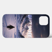 Antarctic Solitude: Penguin "But Why?" Quest Art Case-Mate iPhone Case (Achterkant (horizontaal))