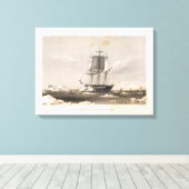 Antarctica 2 canvas afdruk (Insitu (Houten vloer))