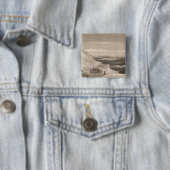 Antarctica 2 vierkante button 5,1 cm (In situ)