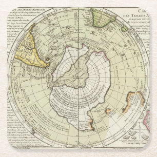 Antarctica 4 kartonnen onderzetters