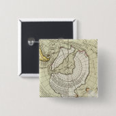 Antarctica 4 vierkante button 5,1 cm (Voorkant /achterkant)