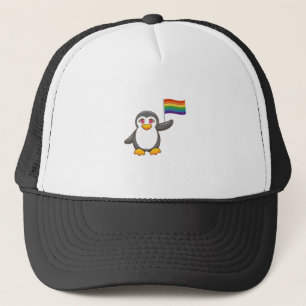 Antarctica Animal Gay Pride Rainbow Penguin LGBT Trucker Pet