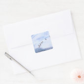 Antarctica, Antarctisch Schiereiland. Kuifpinguïn Vierkante Sticker (Envelop)