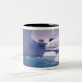 Antarctica. Antarctische ijlluizen 2 Tweekleurige Koffiemok (Center)