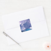 Antarctica. Antarctische ijsmaten Vierkante Sticker (Envelop)