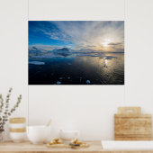 Antarctica. Bij Adelaide Island. The Gullet Poster (Keuken)