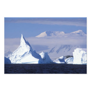 Antarctica, Boothe Island, Middagzon Foto Afdruk