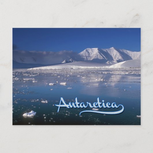 Antarctica Briefkaart (Voorkant)