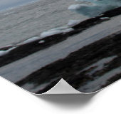 Antarctica. Brown Bluff. Lensvormige wolken Poster (Hoek)