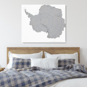 Antarctica Canvas Afdruk (Insitu (Slaapkamer))