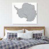 Antarctica Canvas Afdruk (Insitu (Slaapkamer))