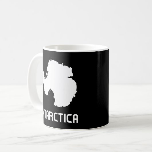 Antarctica Continent Koffiemok (Voorkant links)