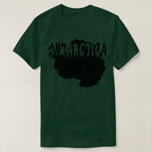 Antarctica continent t-shirt (Design voorkant)