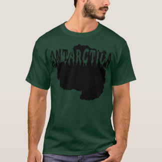 Antarctica continent t-shirt