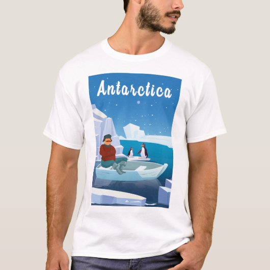 Antarctica cruise reizen t-shirt (Voorkant)