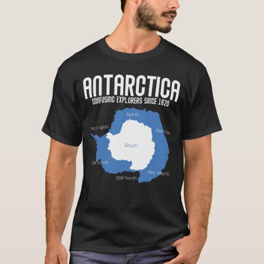 Antarctica die ontdekkers verwarren sinds 1820 Fun T-shirt (Voorkant)