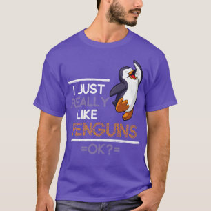 Antarctica Dier Grappige Zoo Gift Leuke Pinguïn T-shirt