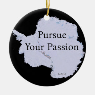 Antarctica door NASA achtervolgen uw passie Keramisch Ornament