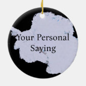 Antarctica door NASA achtervolgen uw passie Keramisch Ornament (Achterkant)