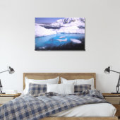 Antarctica. Expeditie door ijsscènes 2 Canvas Afdruk (Insitu (Slaapkamer))