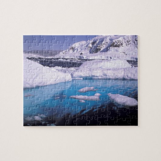 Antarctica. Expeditie door ijsscènes 2 Legpuzzel (Horizontaal)