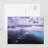 Antarctica. Expeditie door ijsscènes Briefkaart (Voorkant / Achterkant)