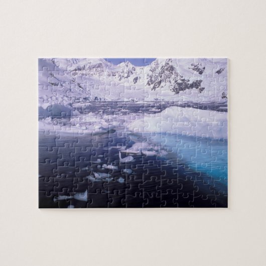 Antarctica. Expeditie door ijsscènes Legpuzzel (Horizontaal)