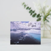 Antarctica. Expedition through icescape Briefkaart (Staand voorkant)