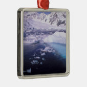 Antarctica. Expedition through icescape Metalen Ornament (Rechts)