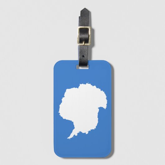 Antarctica Flag Bagagelabel (Voorkant (verticaal))