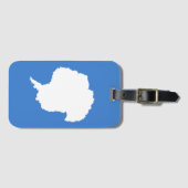 Antarctica Flag Bagagelabel (Voorkant (horizontaal))