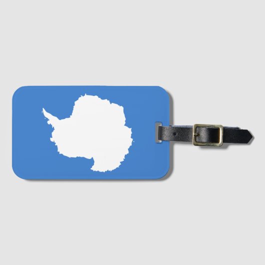 Antarctica Flag Bagagelabel (Voorkant (horizontaal))
