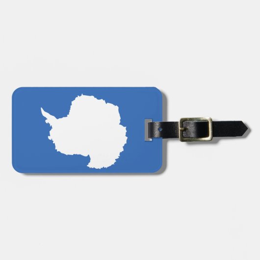 Antarctica Flag Bagagelabel (Voorkant horizontaal)