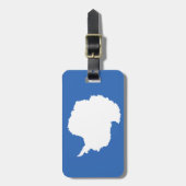 Antarctica Flag Bagagelabel (Voorkant verticaal)