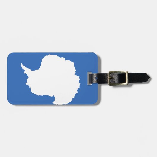 Antarctica Flag Bagagelabel (Voorkant horizontaal)