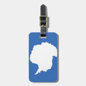 Antarctica Flag Bagagelabel (Voorkant verticaal)