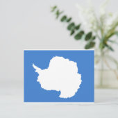 Antarctica Flag Briefkaart (Staand voorkant)