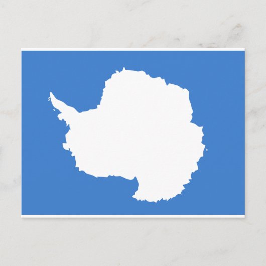 Antarctica Flag Briefkaart (Voorkant)