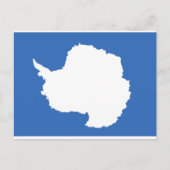 Antarctica Flag Briefkaart (Voorkant)
