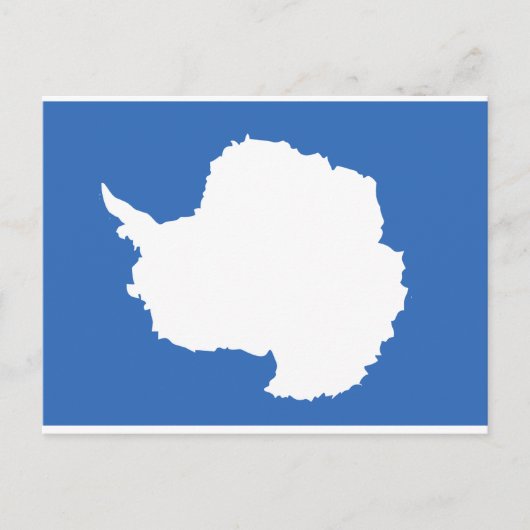 Antarctica Flag Briefkaart (Voorkant)